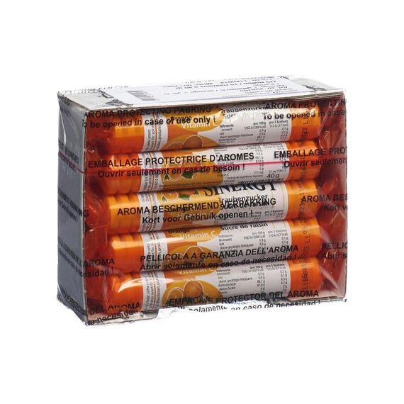 Sinergy Traubenzucker Orange Vitamin C 15 x 40 g