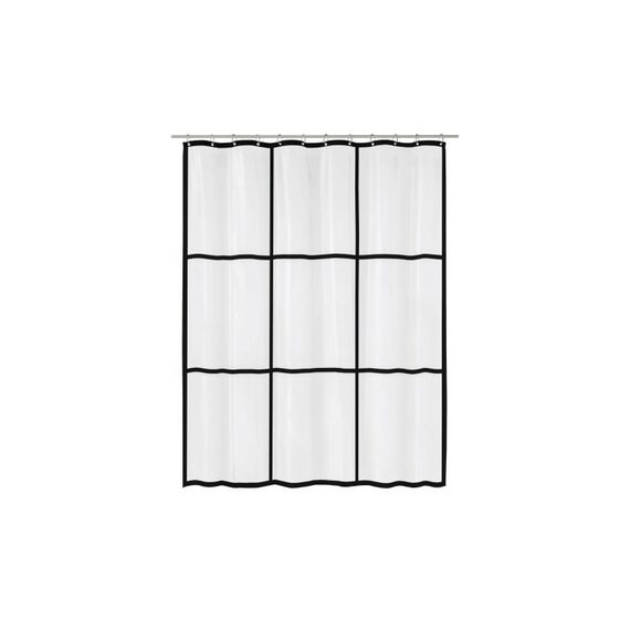 Kleine Wolke Duschvorhang Brooklyn 100% PEVA, 180 x 200 cm