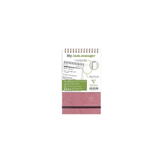 Clairefontaine TaskManager AgeBag 90gm, rosa