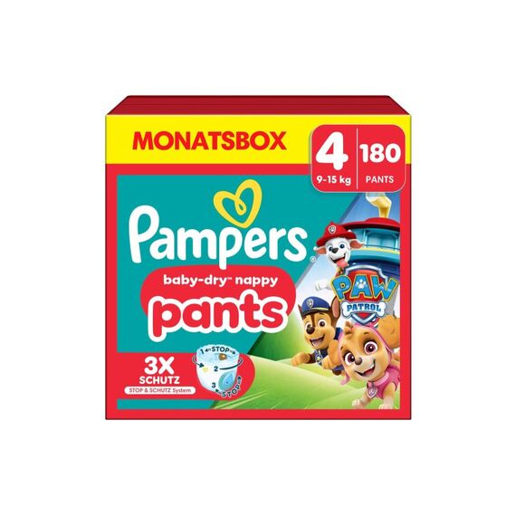 Pampers Windeln Baby Dry Pants Paw Patrol Maxi Grösse 4