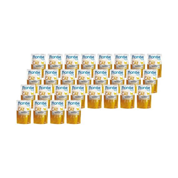 Monge Nassfutter Grill Sterilised Huhn, 28 x 85 g