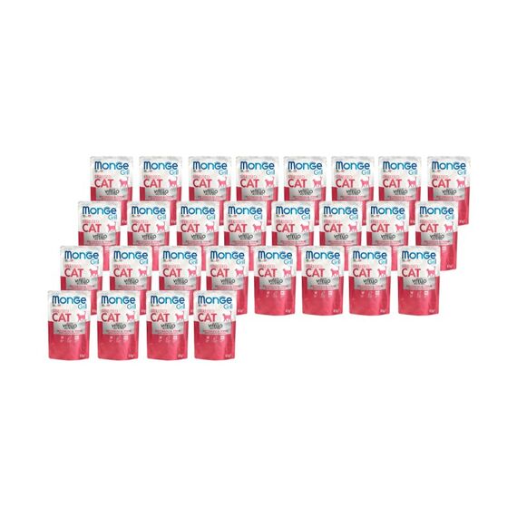 Monge Nassfutter Grill Sterilised Kalb, 28 x 85 g