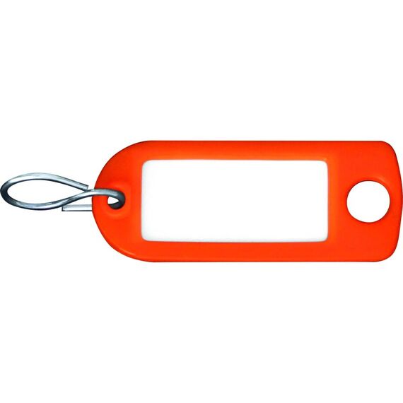 Rieffel Schlüsselanhänger Plastik orange, 100 Stück