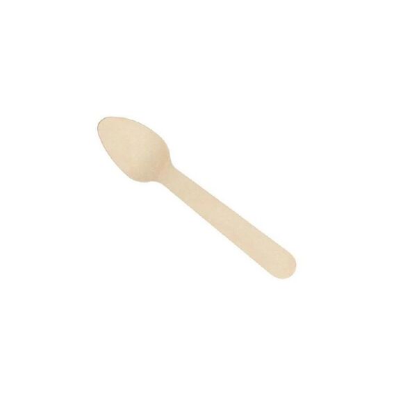 Verive Holzteelöffel 11cm 100 Stk. 1 Pack à 100 Stk. gewachst