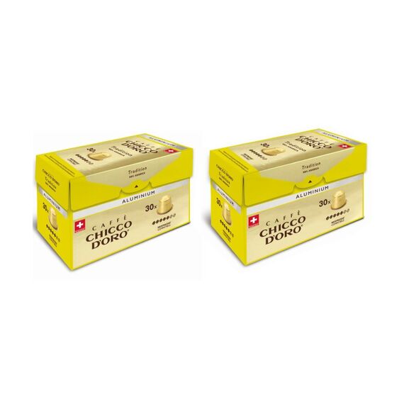 Chicco d'Oro Nespresso Kapseln Tradition 100% Arabica 60 Kapseln x 5.4 gr.