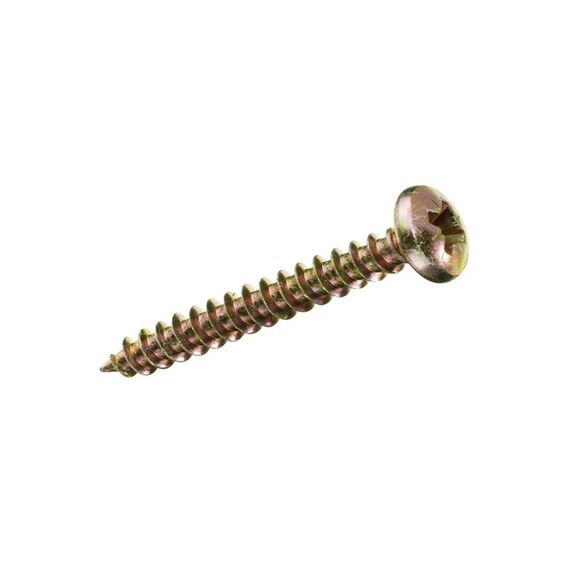 FTM Krafter HS SPS Spanplattenschrauben PanHead Pozidrive 4,0x 16 mm Stahl gelb vz 18 ST