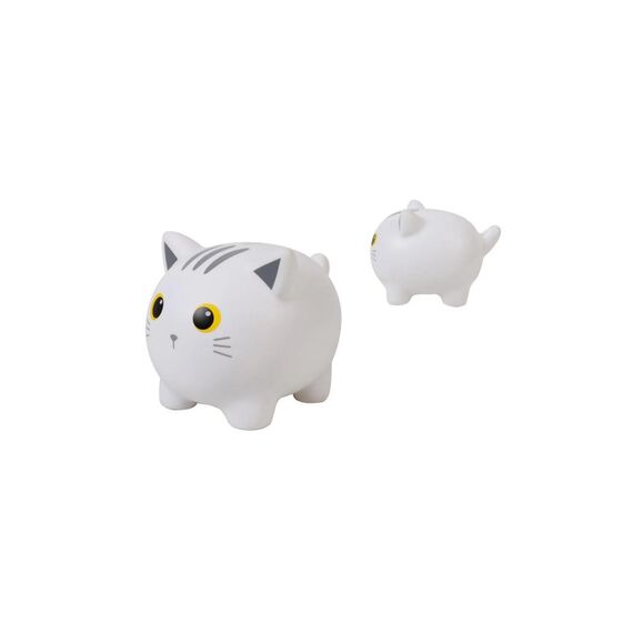 Sombo Spardose Katze grau 18 x 15 x 15 cm