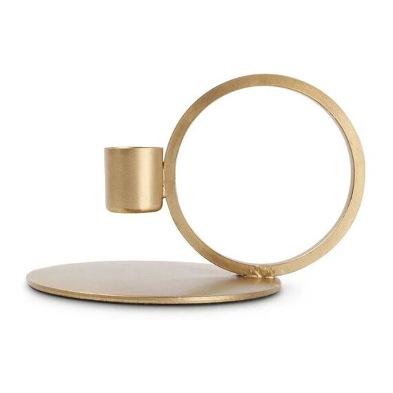 SP Collection Kerzenhalter Pillar 10 x 9 cm, Gold