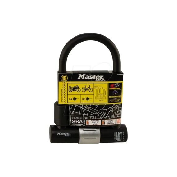 Masterlock Master Lock - Motorrad-Bügelschloss gehärteter Stahl