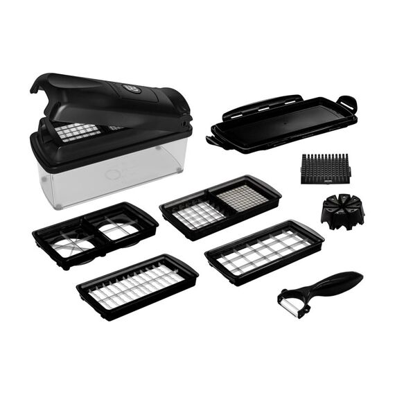 Genius Nicer Dicer PlusSet schwarz 11-teilig