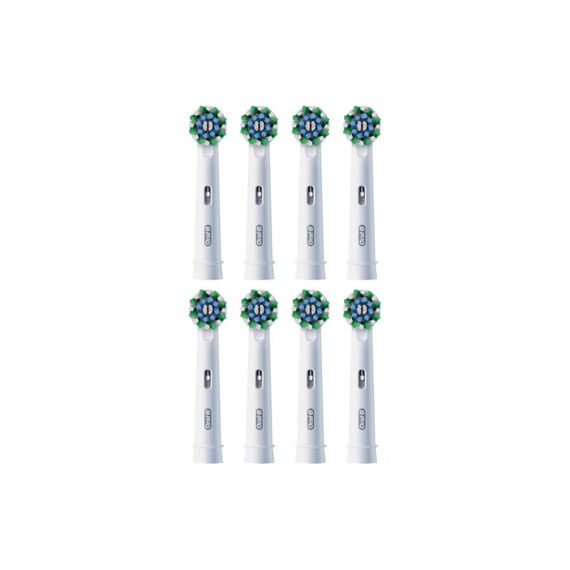 Oral-B Aufsteckbürsten Pro CrossAction 8er Weiss, 8 Stück
