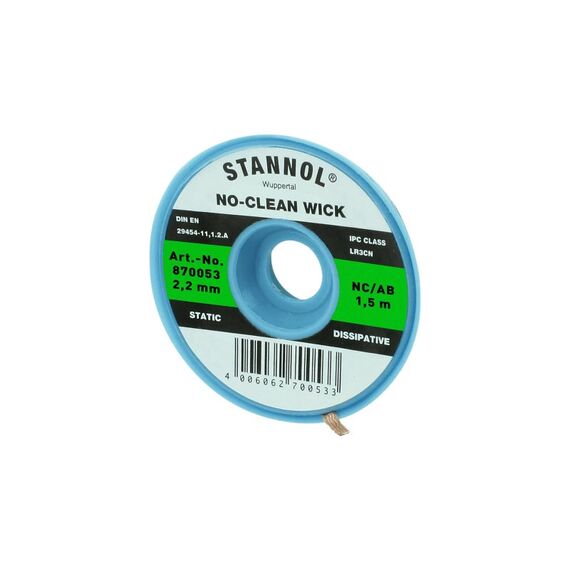 Stannol NC-AB Entlötlitze 2.2mm x 1.5m halogenfrei
