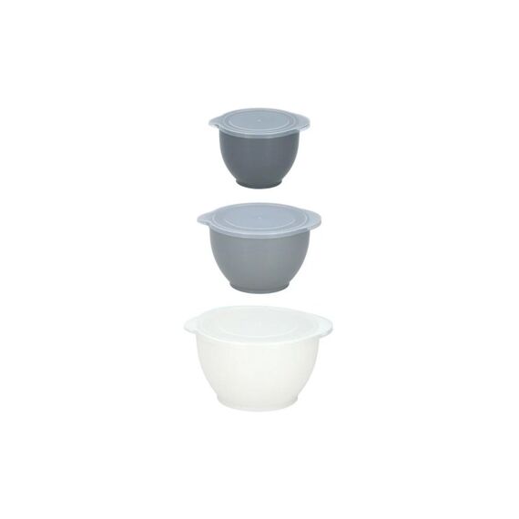 Alpina Schüsselset 6er Set, 1,2/2/3,4L Weiss, PP, SL