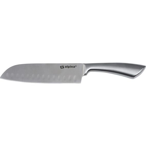 Alpina Kochmesser Santoku Metall, 31.5 cm