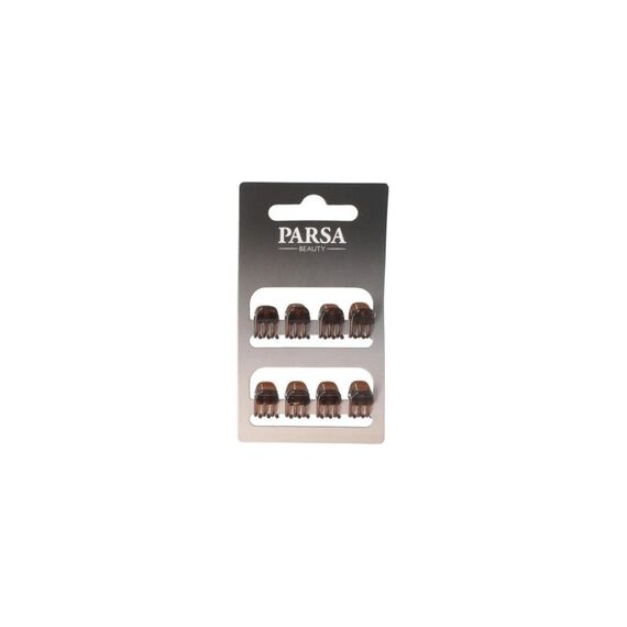 Parsa Beauty PARSA Haarklammern klein, braun 8 Stk.