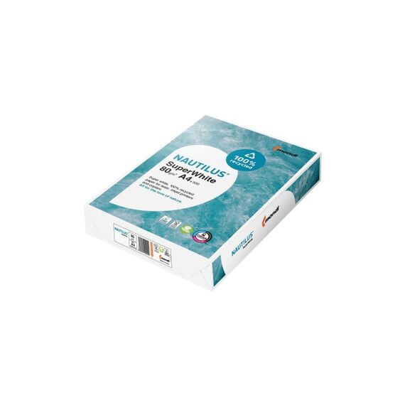 Nautilus Nautlius Kopierpapier Super White A4, 80 g/m², 500 Blatt