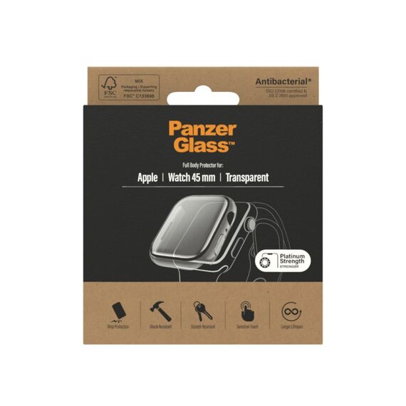 PanzerGlass ® Full body Case Apple Watch Series 9 | 8 | 7 | 45mm | Transparent, 2 image