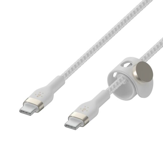 Belkin BOOST↑CHARGE PRO Flex USB Kabel USB 2.0 3 m USB C Weiß, Farbe: Weiß, Länge: 3 m, 3 image