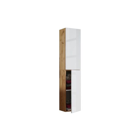 VCM Morgenthaler VCM Hochschrank VCB 11 Honig-Eiche/Weiss