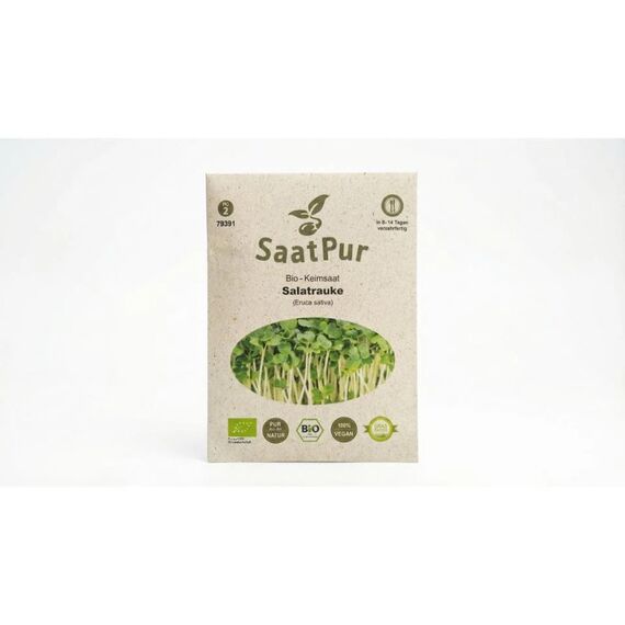 Bio-Keimsaat Microgreens Salatrauke / Ruccola