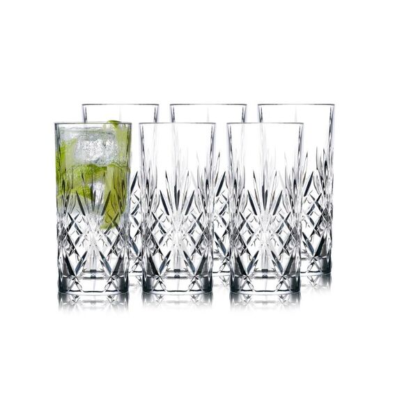Lyngby Glas Lyngby Trinkglas Melodia 36cl, 6 Stk. Glas, transparent, 7x15 cm (DxH)