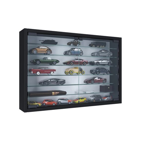 VCM Morgenthaler VCM Wandvitrine Mandosa XL Schwarz