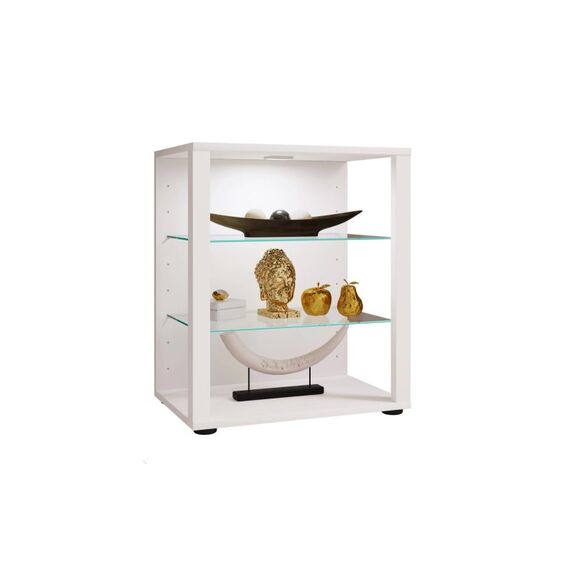 VCM Morgenthaler VCM Standvitrine Glasol S Weiss