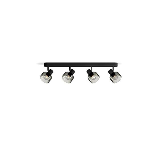 Philips 4er Spot  Sleet 25W E14, sz, ohne Leuchtmittel