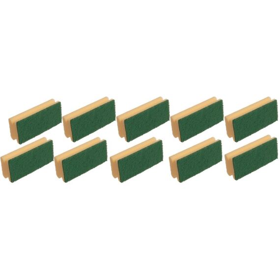 Edi Baur Schwamm Basic 10 Stück, Gelb/Grün