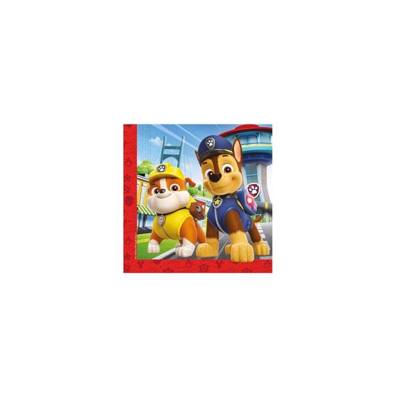 Fiesta Servietten Paw Patrol 33 x 33 cm, 2-lagig, 20 Stk, Papier FSC