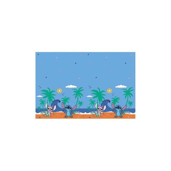 Fiesta Tischdecke Stitch blau, 120 x 180 cm, 1 Stück, Plastik
