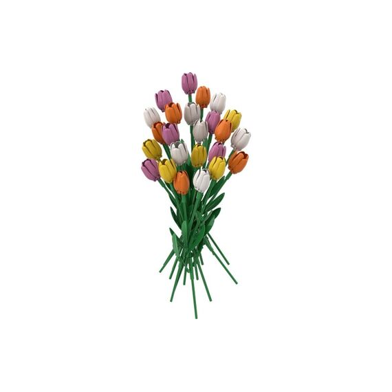 BRIXIES Plus Blumenstrauss Tulpen ca. 552 bricks