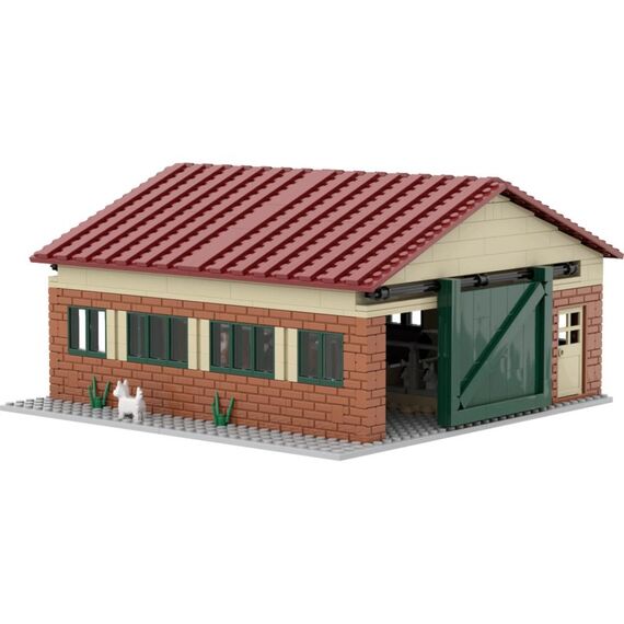 BRIXIES Plus Kuhstall 635 bricks