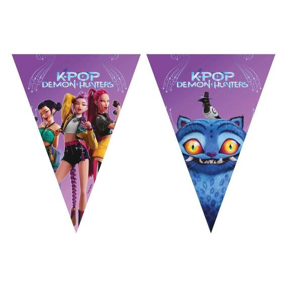 Fiesta Girlande Flaggen K-Pop Demon 1 Stk, Papier FSC