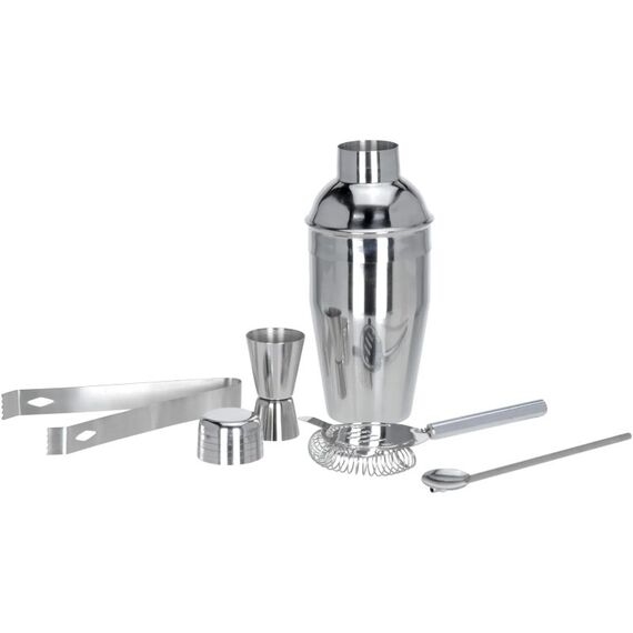 Furber. FURBER Cocktailshaker Set 5TLG Edelstahl, 5-teilig