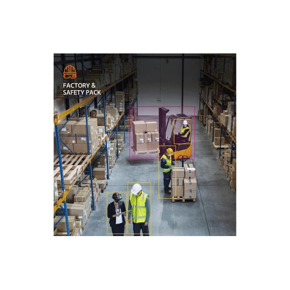 Hanwha Vision AIA-C01FAC Factory & Safety AI Analytics Pack