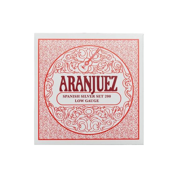 Aranjuez Spanish Silver 200 Low Tension Klassische Gitarre-Saiten