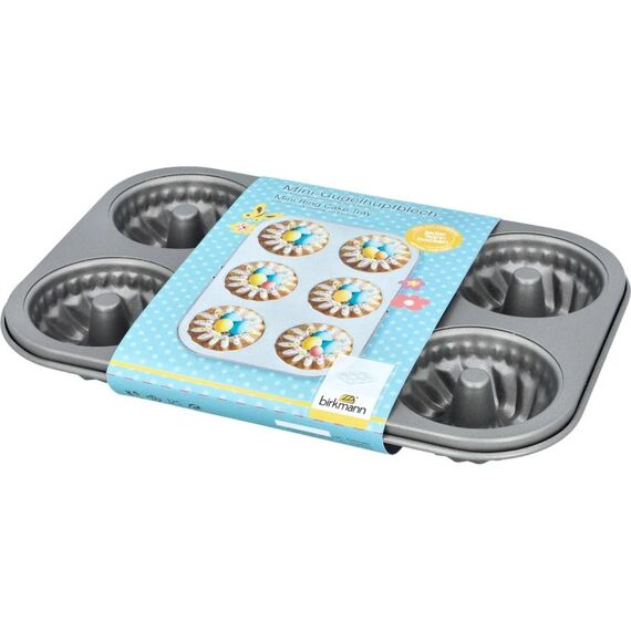 RBV Birkmann Mini Gugelhupfblech für 6 Mini Gugelhupfe