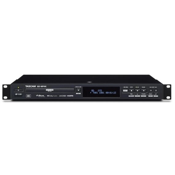 Tascam BD-MP4K Professioneller 4K-Blu-Ray-/Medienplayer