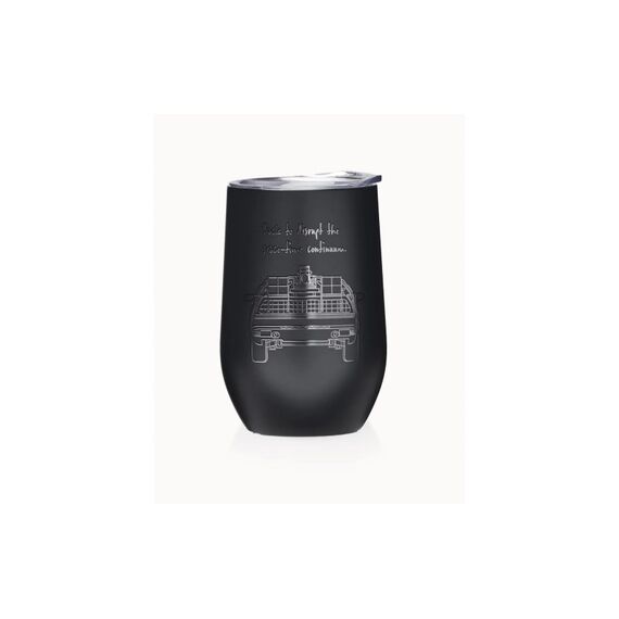 bioloco Thermobecher Office-Extra Fly 420ml, Edelstahl, Deckel