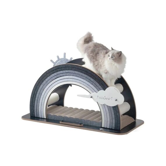 CanadianCat Katzenspielplatz Rainbow grau, 105x46,7x53,5cm