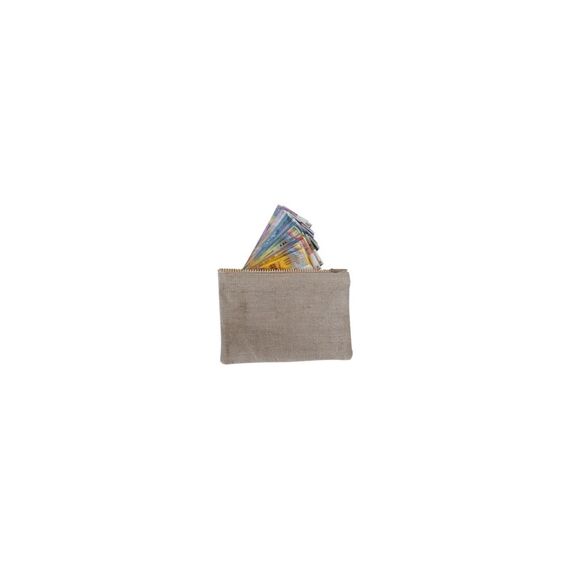Rieffel Geldtransportbeutel Cashbag Flachszwilch, 18x26x10cm