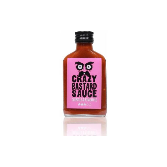 Crazy Bastard Sauce Crazy Bastard Hot Sauce - Chipotle&Pineap. 100 ml