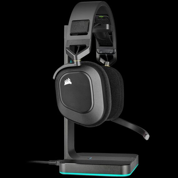 Corsair HS80 RGB Kopfhörer Kabellos Kopfband Gaming Schwarz, 3 image