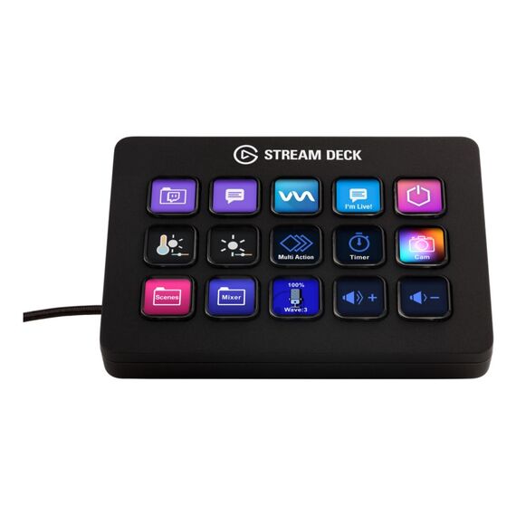 Elgato Stream Deck MK.2 Schwarz 15 Tasten