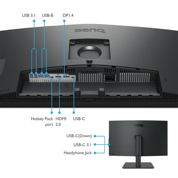 BenQ PD2705U Computerbildschirm 68,6 cm (27") 3840 x 2160 Pixel 4K Ultra HD LED Schwarz, 3 image