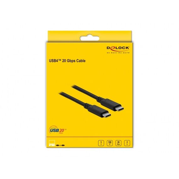 DeLOCK USB4 20 Gbps Kabel 2 m, 2 image