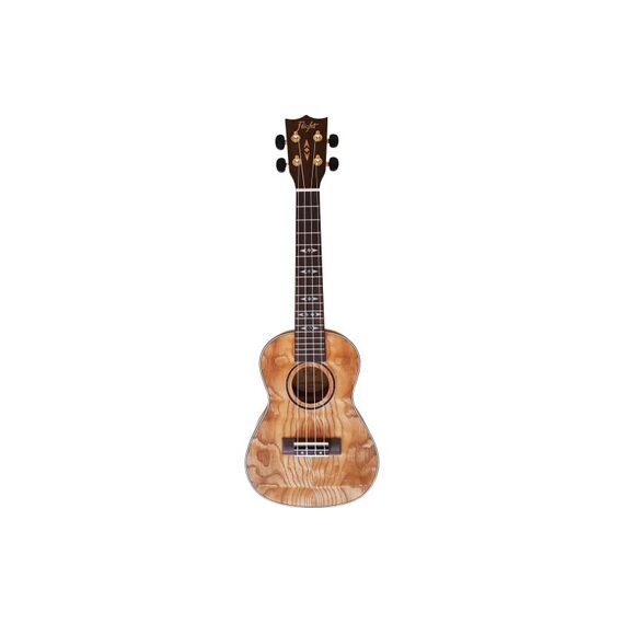 Flight Ukulele Concert - Quilted Ash Ukulele, Gigbag