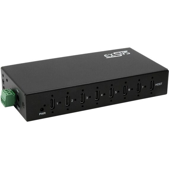 EXSYS EX-12277HMS, 7x USB3.2, Metall HUB 15KV ESD, 7xUSB-C, 57W