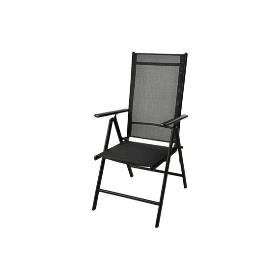 FTM Campingstuhl Schwarz 56X65X103,5cm